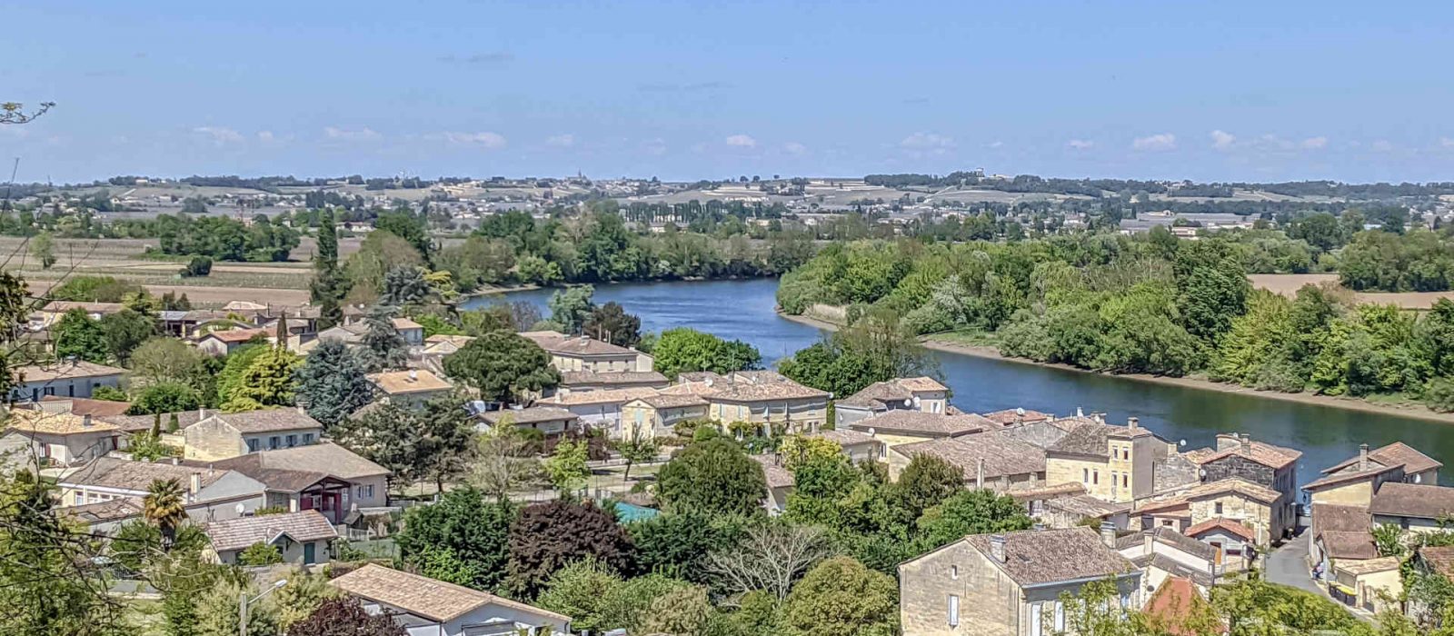 Vue sur Cabara et la Dordogne