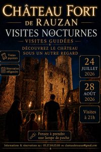 Château Fort de Rauzan Visite Nocturnes