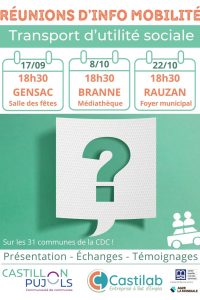 Réunions d’info Transport Solidaire