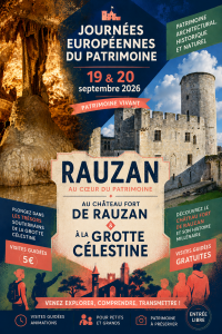 Journées du Patrimoine 2026 à Rauzan