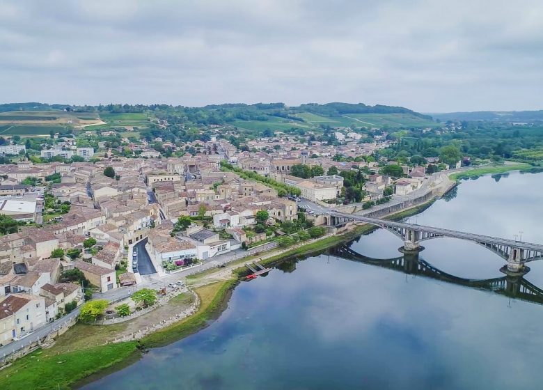 Fußgängerroute, um die Stadt zu entdecken