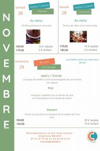 Ateliers culinaires Bio d’Ici