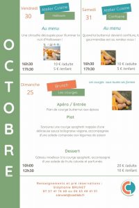 Ateliers culinaires Bio d’Ici