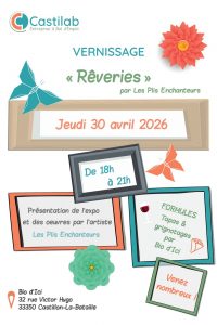 Vernissage exposition «&nbsp;Rêveries&nbsp;» par Les Plis Enchanteurs